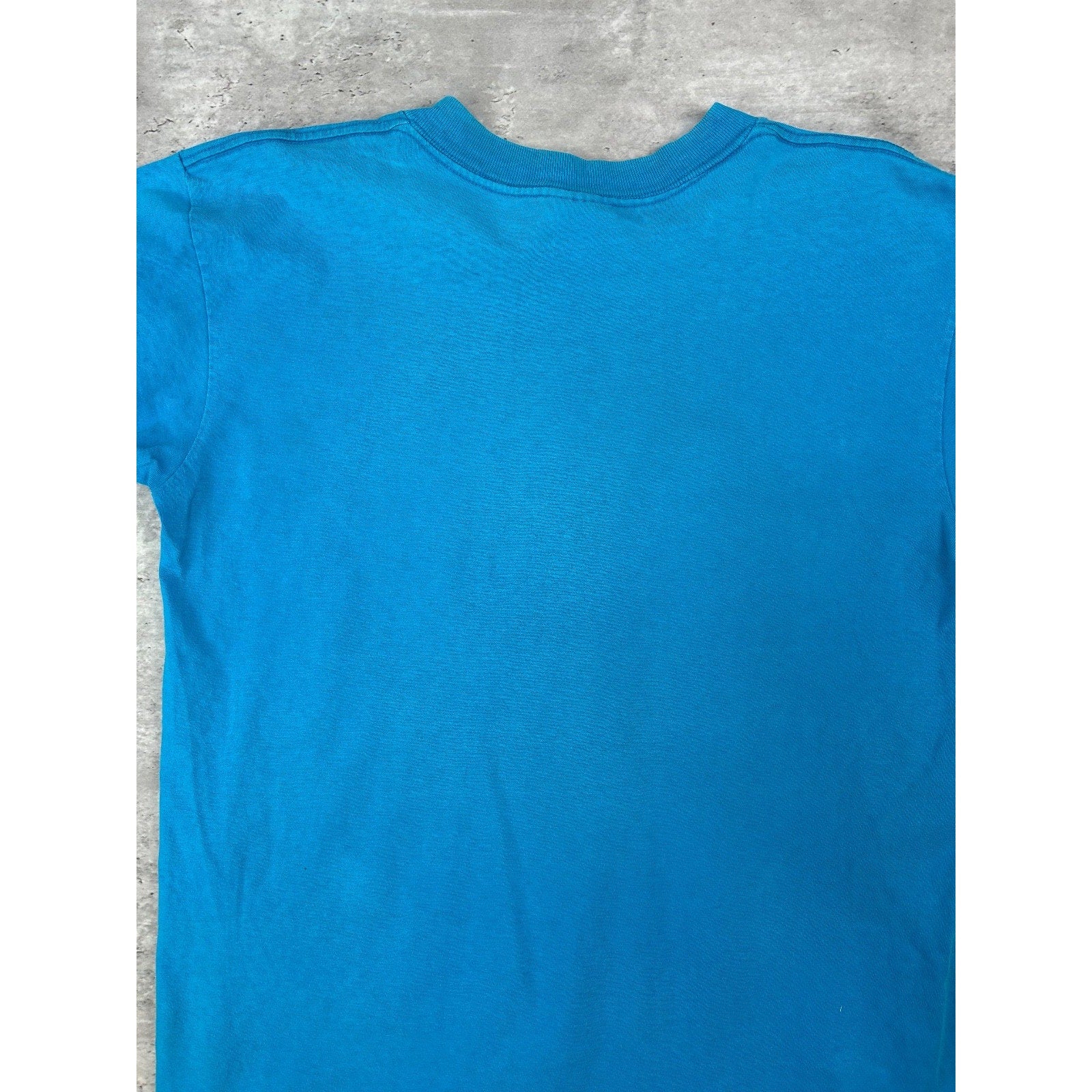 Vintage 90s Hummingbird Flower Nature Graphic T-Shirt Size Large Blue