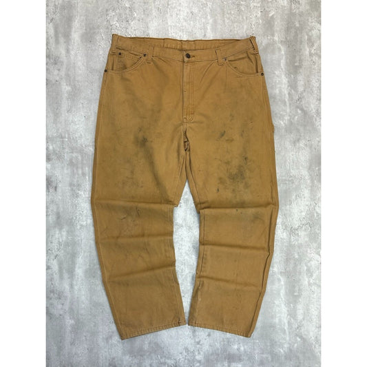 Vintage Dickies Canvas Workwear Carpenter Pants Size 41 Beige