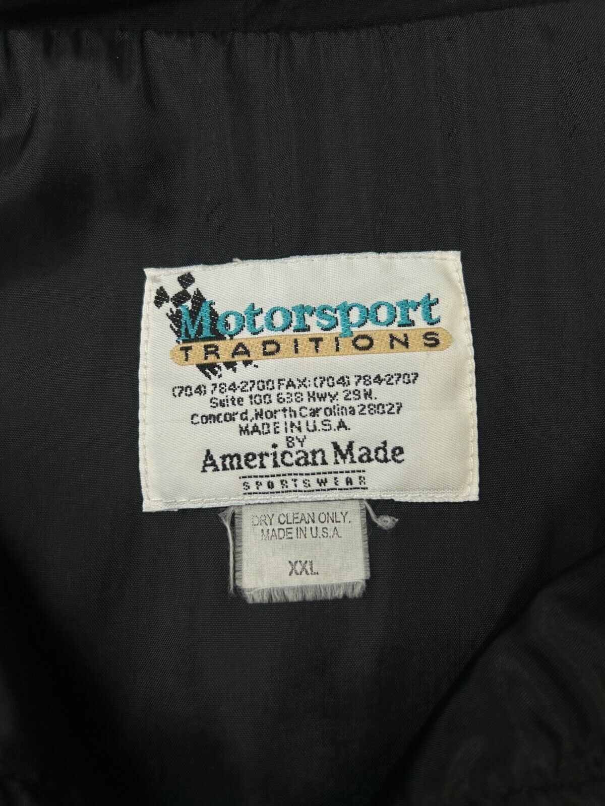 Vintage 90s Nascar Embroidered Logo Promo Full Zip Windbreaker Jacket Size 2XL