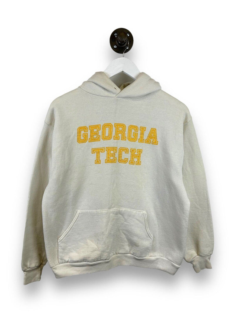 Vintage 90s Georgia Tech Yellow Jackets Russell Athletic Sweatshirt Size Large
