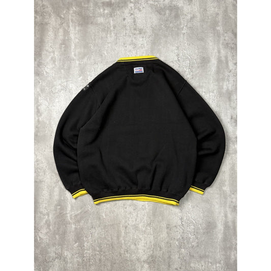 Vintage 90s Pittsburgh Steelers NFL Logo Athletic Spellout Sweatshirt Size XL
