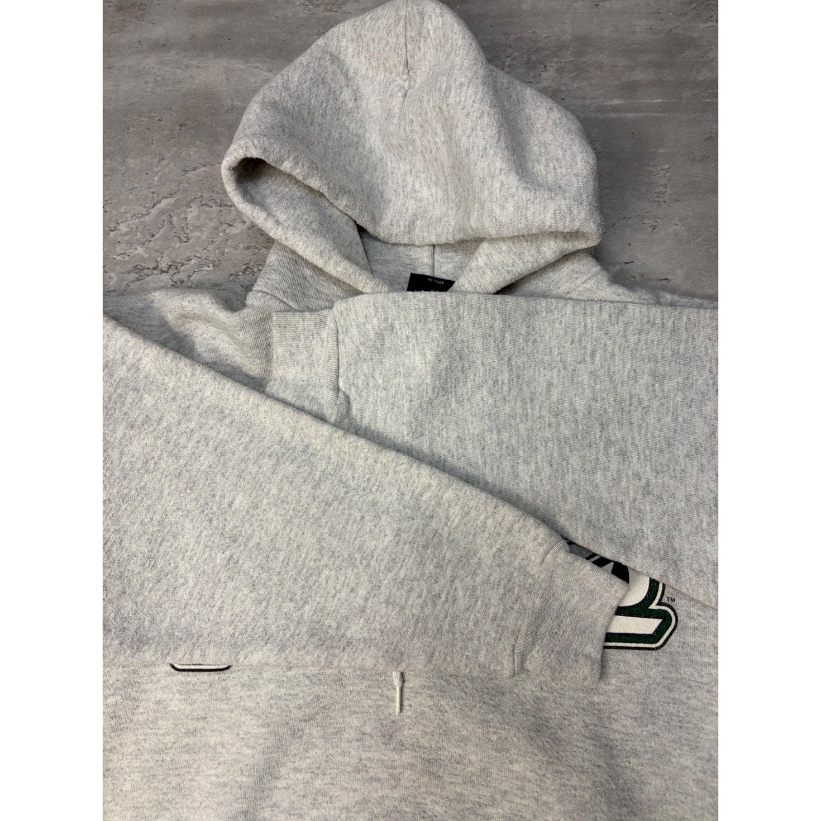 Vintage 1996 Green Bay Packers NFL Big Spellout Hooded Sweatshirt Size Medium