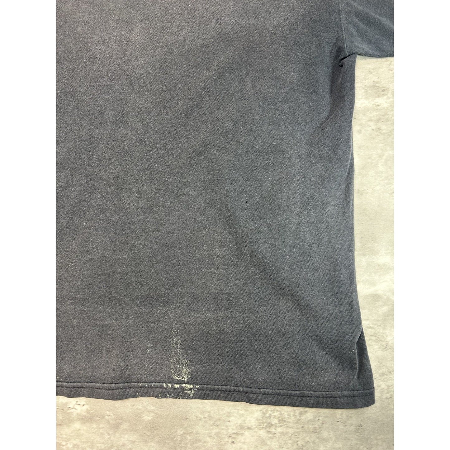 Vintage 90s Starter Graphic Classic Logo Faded T-Shirt Size Large Black