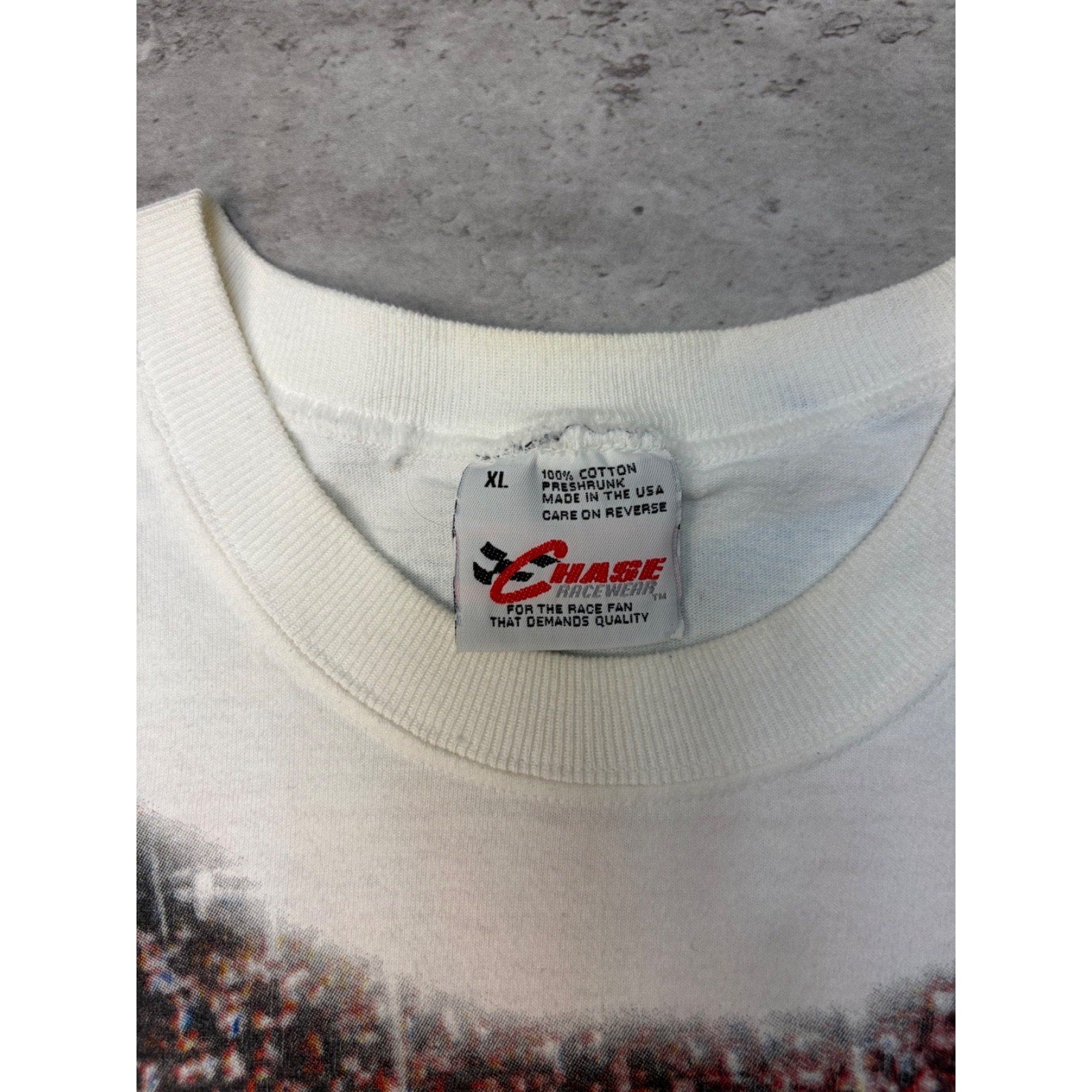 Vintage 1997 Nascar Winston Cup UAW-GM 500 All Over Print T-Shirt Size XL