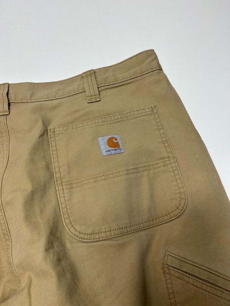 Carhartt Relaxed Fit Canvas Workwear Five Pocket Pants Size 38 Beige