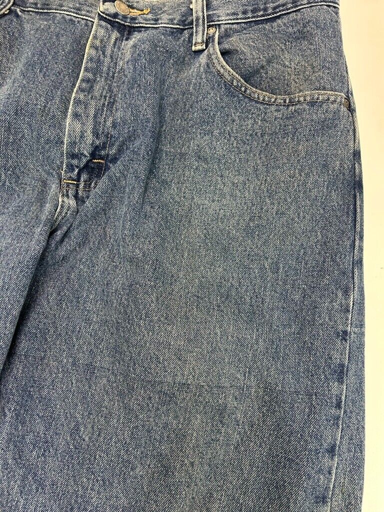 Vintage Wrangler Jeans Medium Wash Denim Pants Size 38W Blue