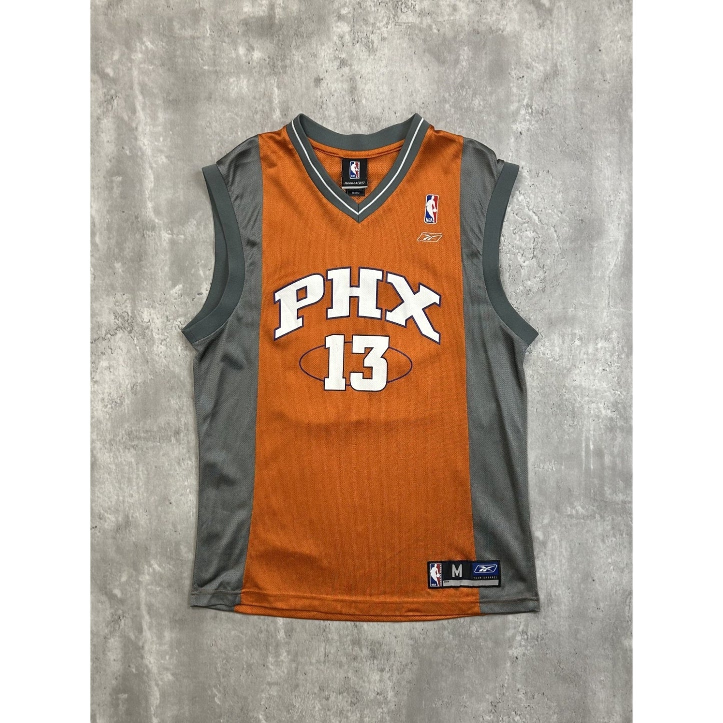 Vintage Steve Nash #13 Phoenix Suns NBA Reebok Basketball Jersey Size Medium