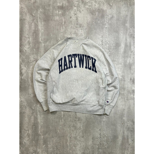 Vintage 90s Hartwick Collegiate Champion Reverse Weave Sweatshirt Size XL