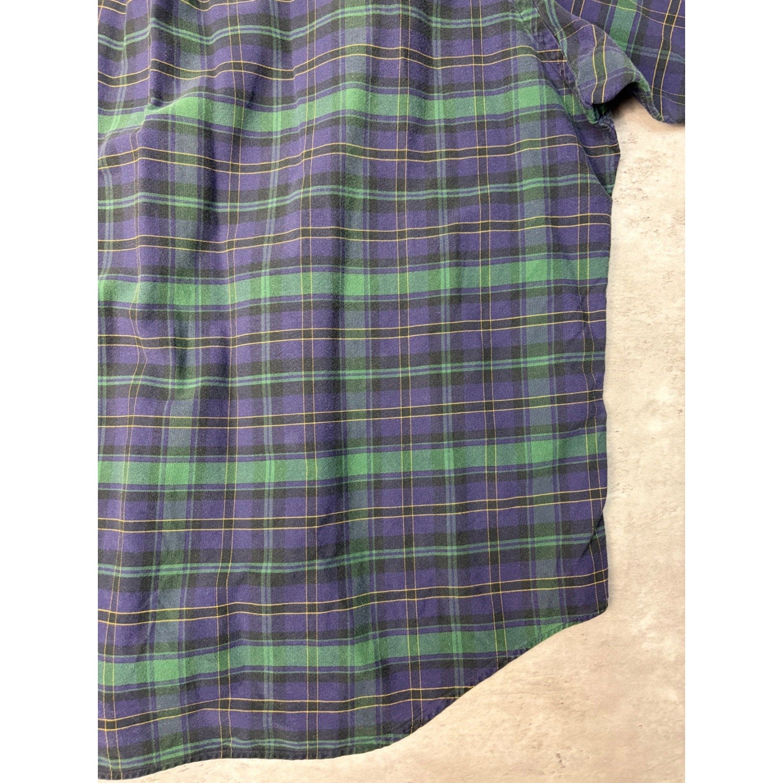 Vintage Polo Ralph Lauren Tonal Embroidered Pony Button Up Shirt Size 2XL
