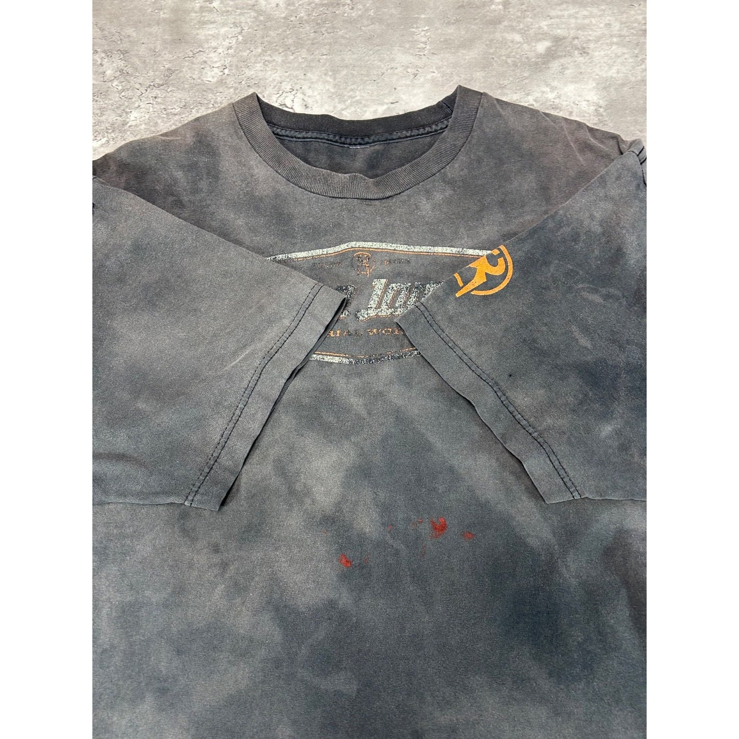 Vintage Jesse Jones Graphic Spellout Distressed Faded T-Shirt Size XL