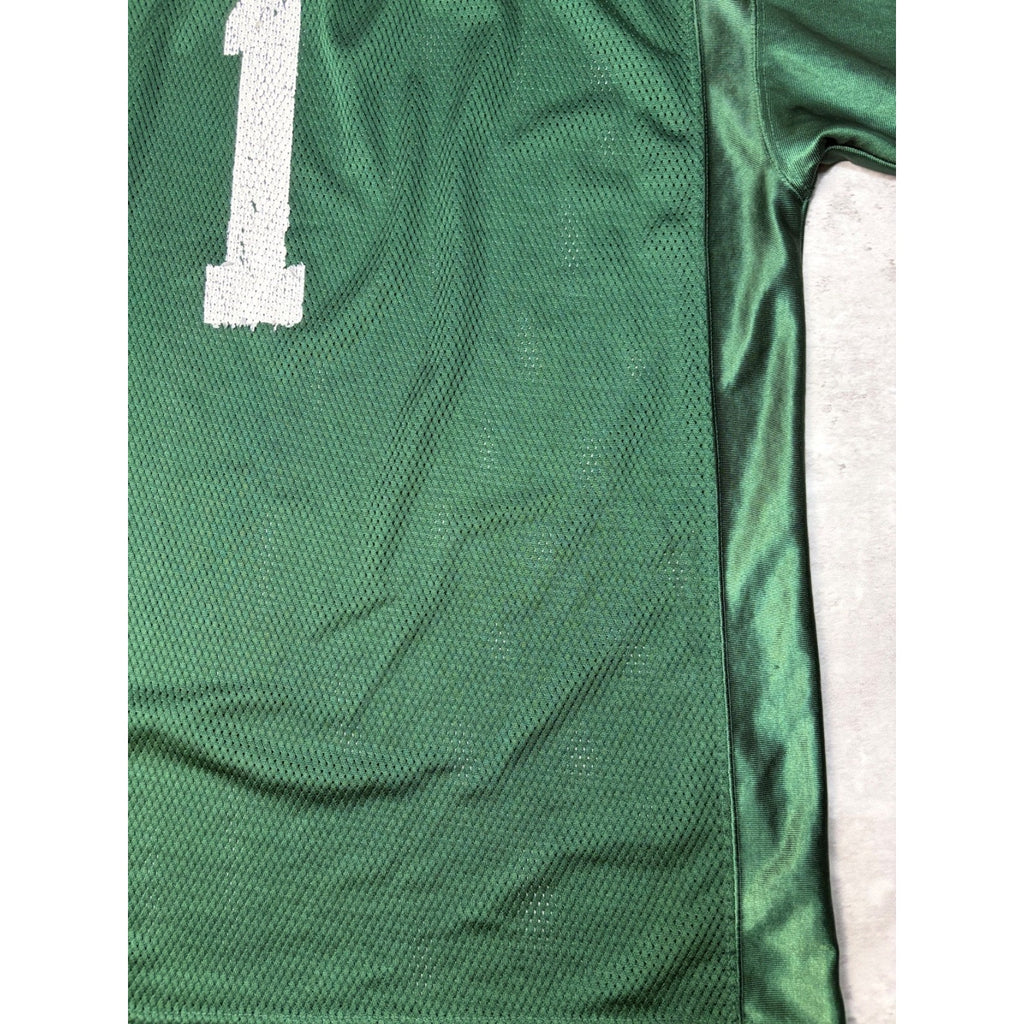 Vintage Michigan State Spartans NCAA #1 Starter Green Football Jersey Size XL