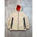 Vintage 2000s Nike Embroidered Swoosh Hooded Reversible Jacket Size 2XL