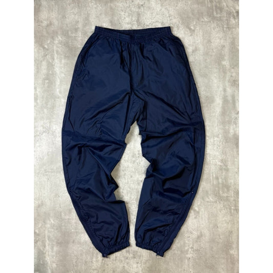 Vintage 90s Nike Tonal Embroidered Swoosh Nylon Track Pants Size Large