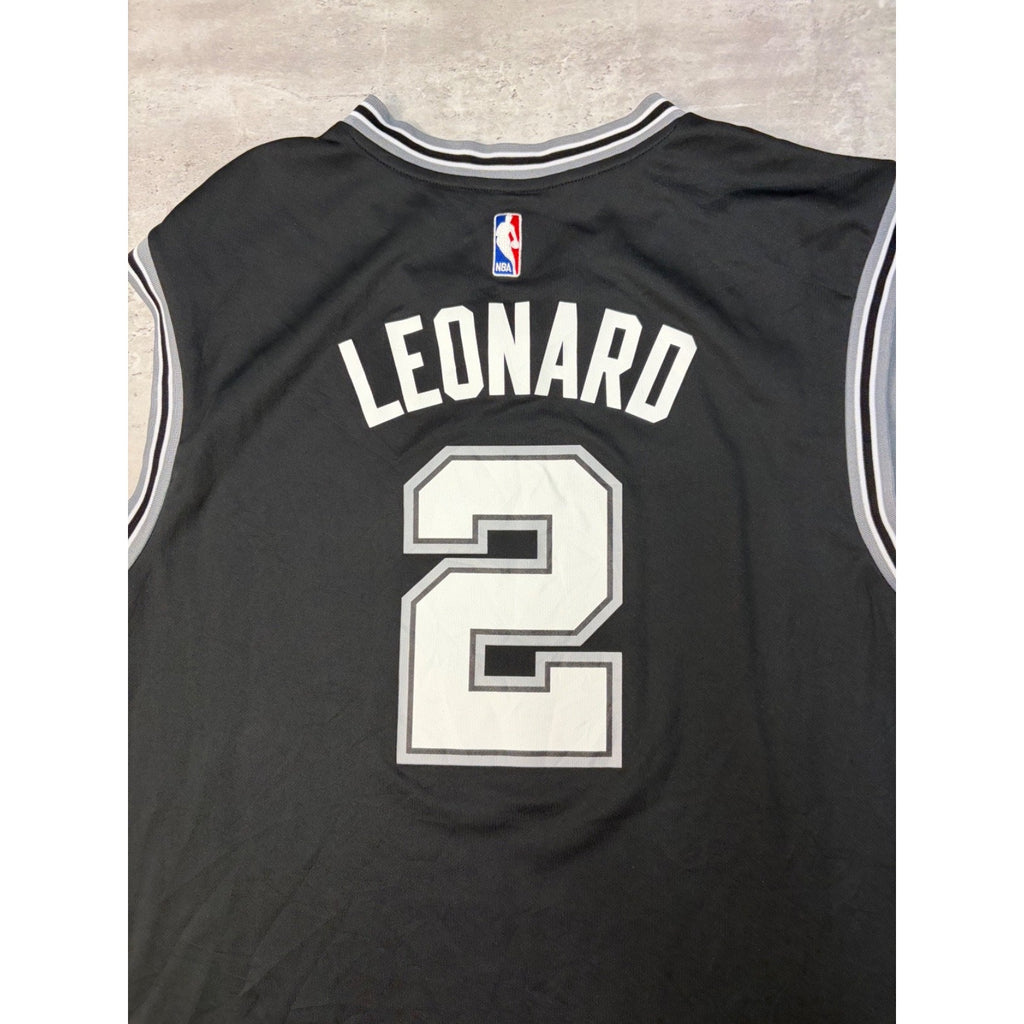 Vintage Kawhi Leonard #2 San Antonio Spurs NBA Adidas Basketball Jersey Size XL