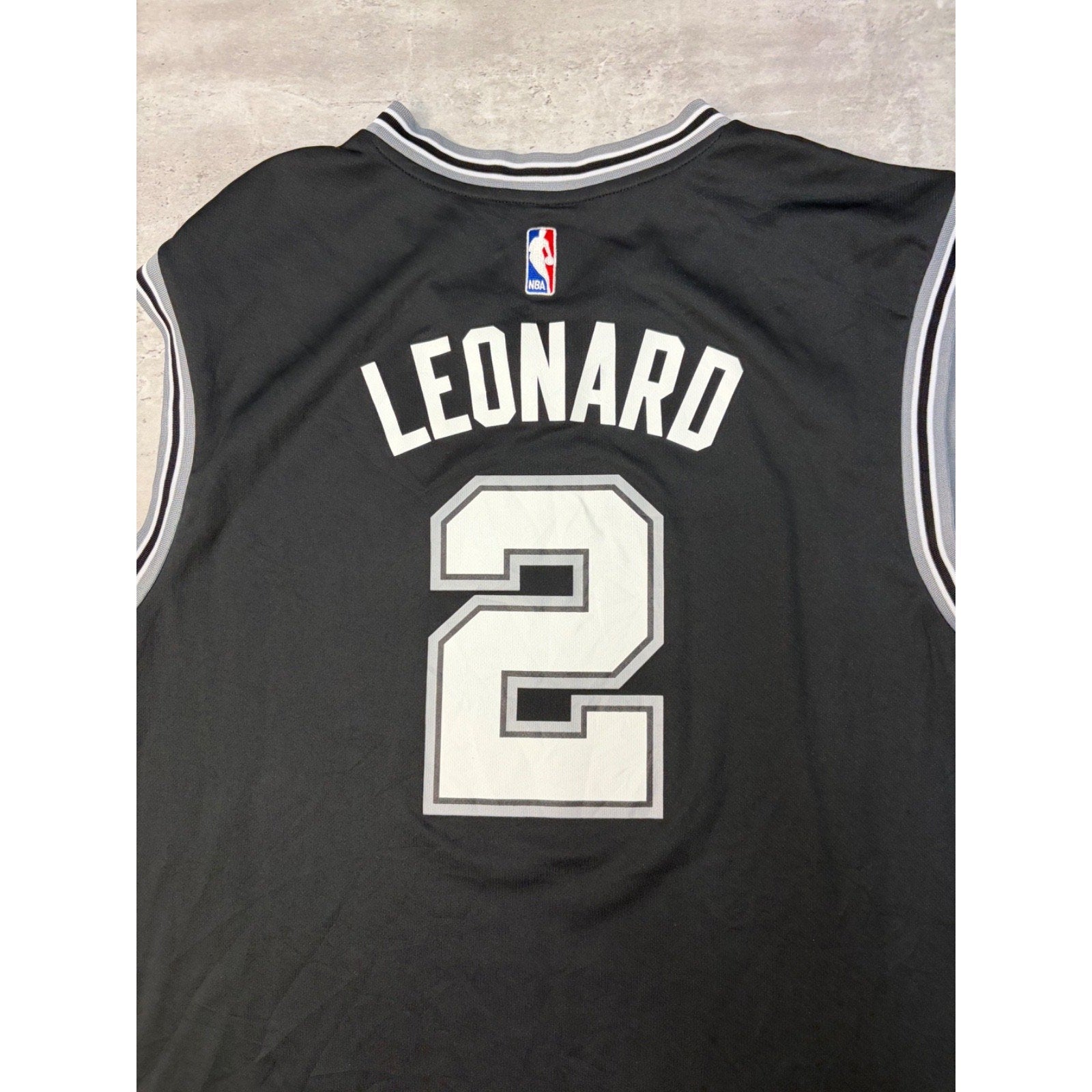 Vintage Kawhi Leonard #2 San Antonio Spurs NBA Adidas Basketball Jersey Size XL
