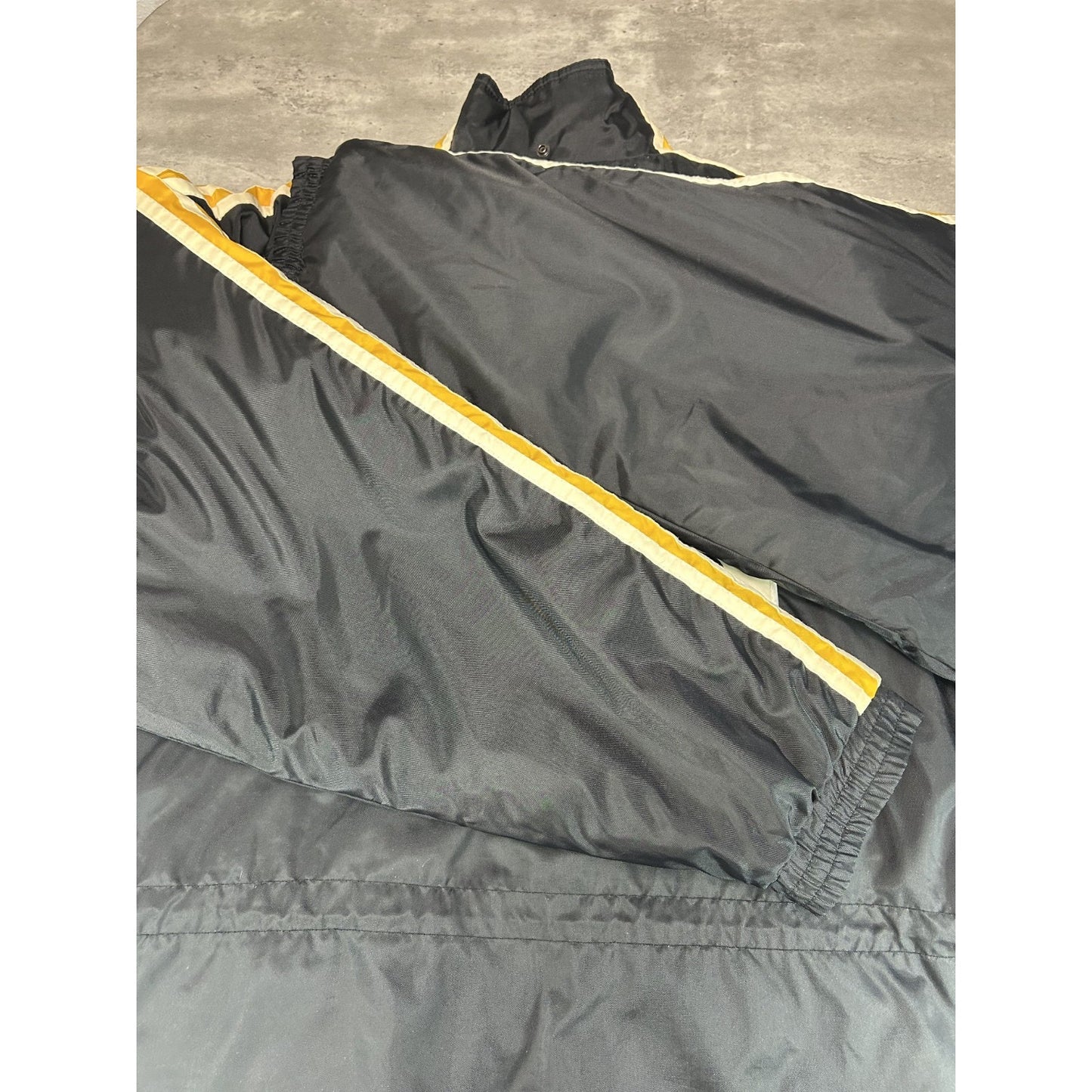 Vintage 90s Adidas Embroidered Logo Insulated Full Zip Long Jacket Size XL