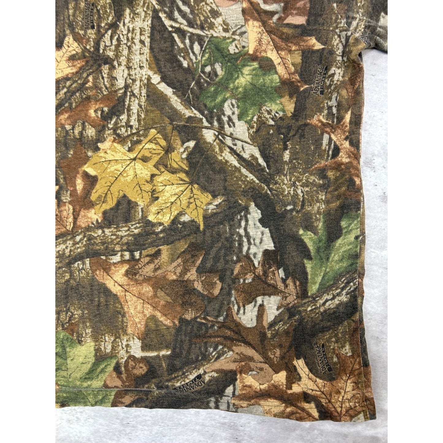Vintage Advantage Timber Tree Camo Hunting Long Sleeve T-Shirt Size XL