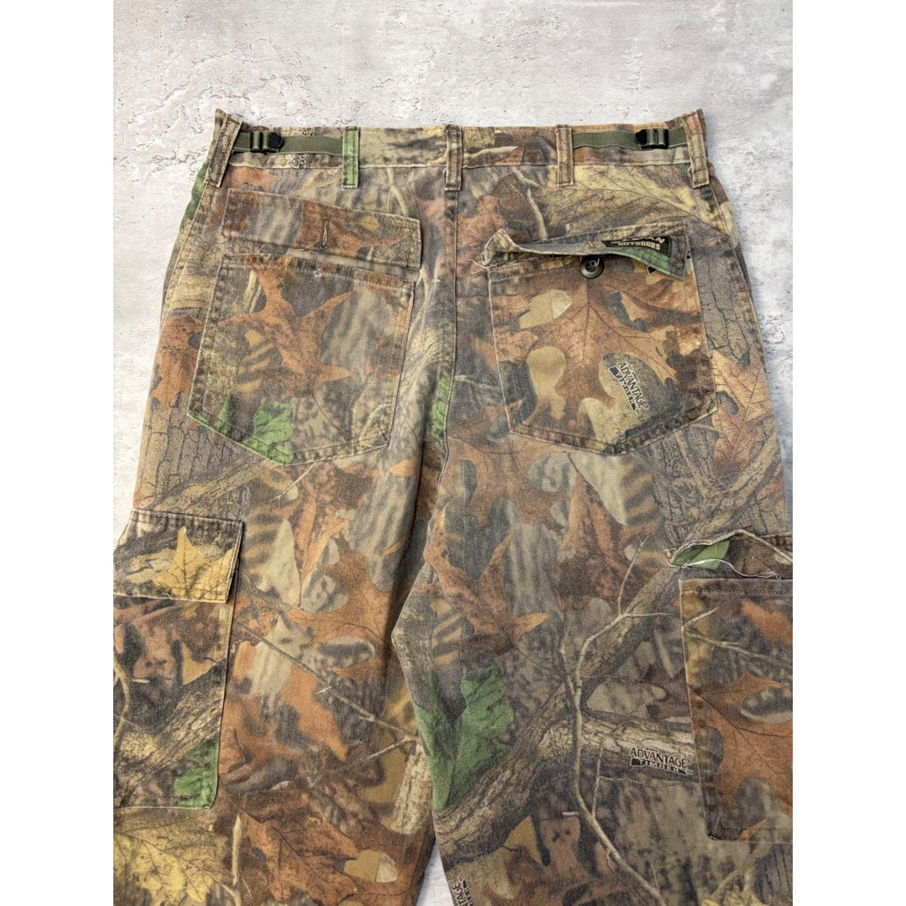 Vintage Spartan Advantage Timber Tree Camo Hunting Cargo Pants Size 33
