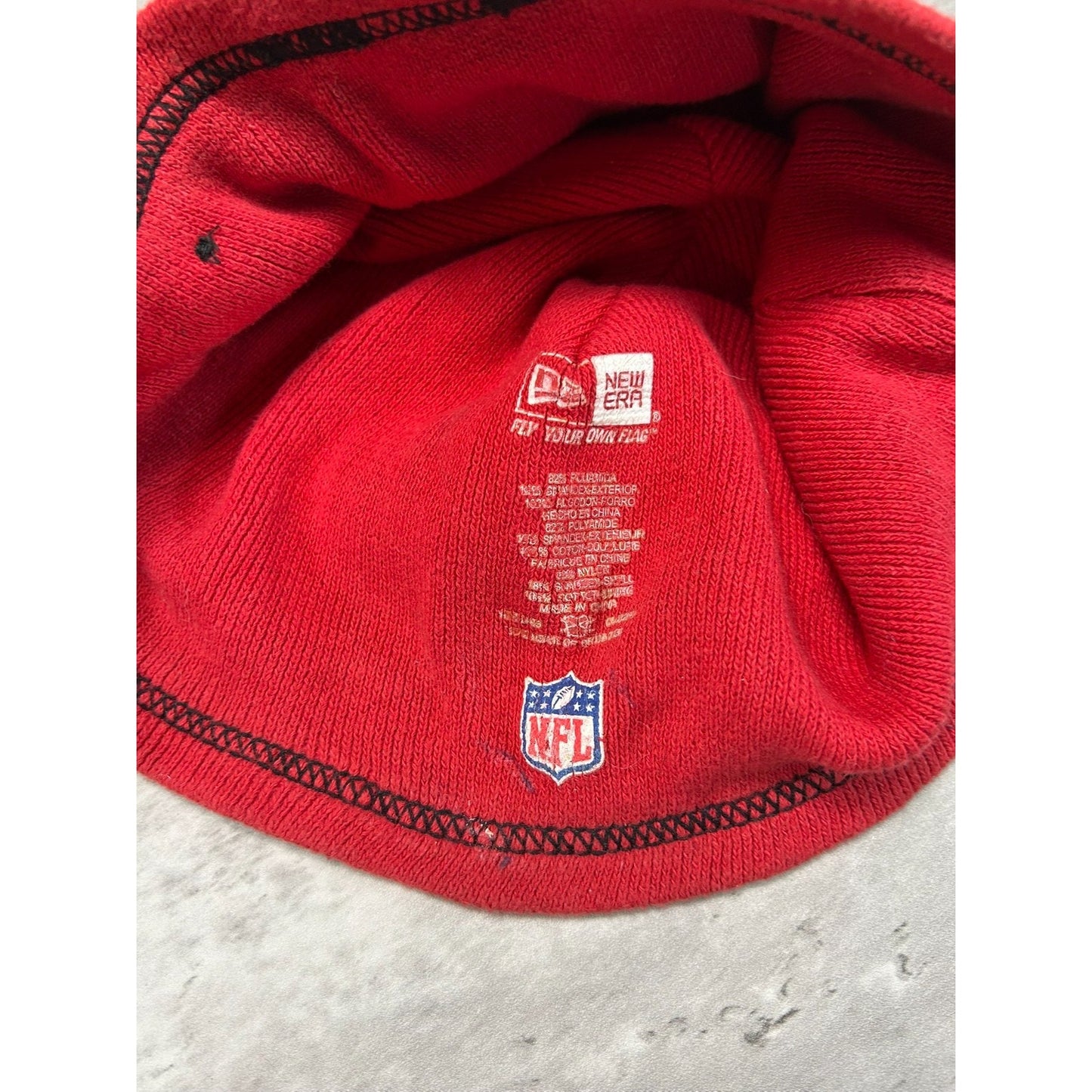 San Fransisco 49ers NFL Embroidered Logo New Era Nylon Beanie Hat OSFA