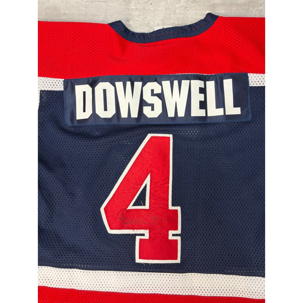 Vintage Mississauga Rebels #4 Stitched Hockey Jersey Size Medium