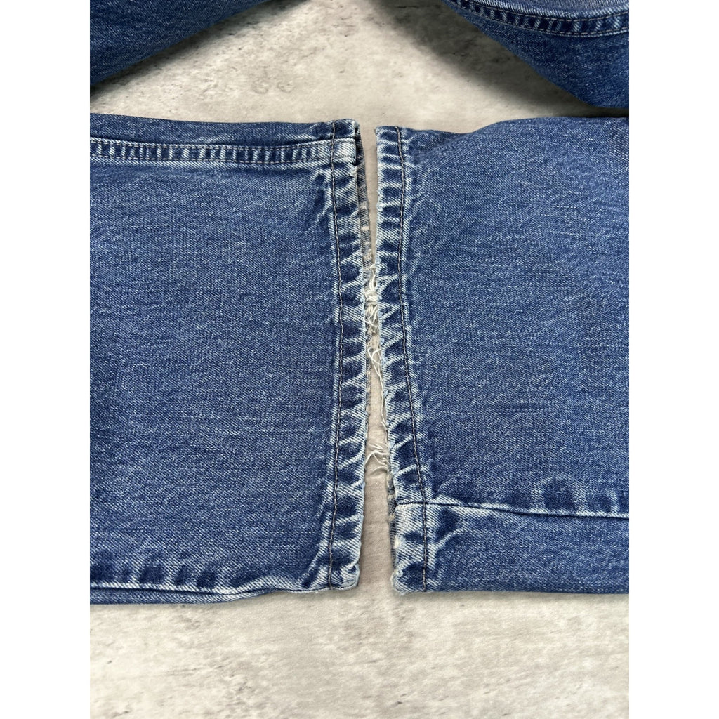 Vintage 2000s Levis Silvertab Loose Fit Dark Wash Denim Pants Size 38 Blue