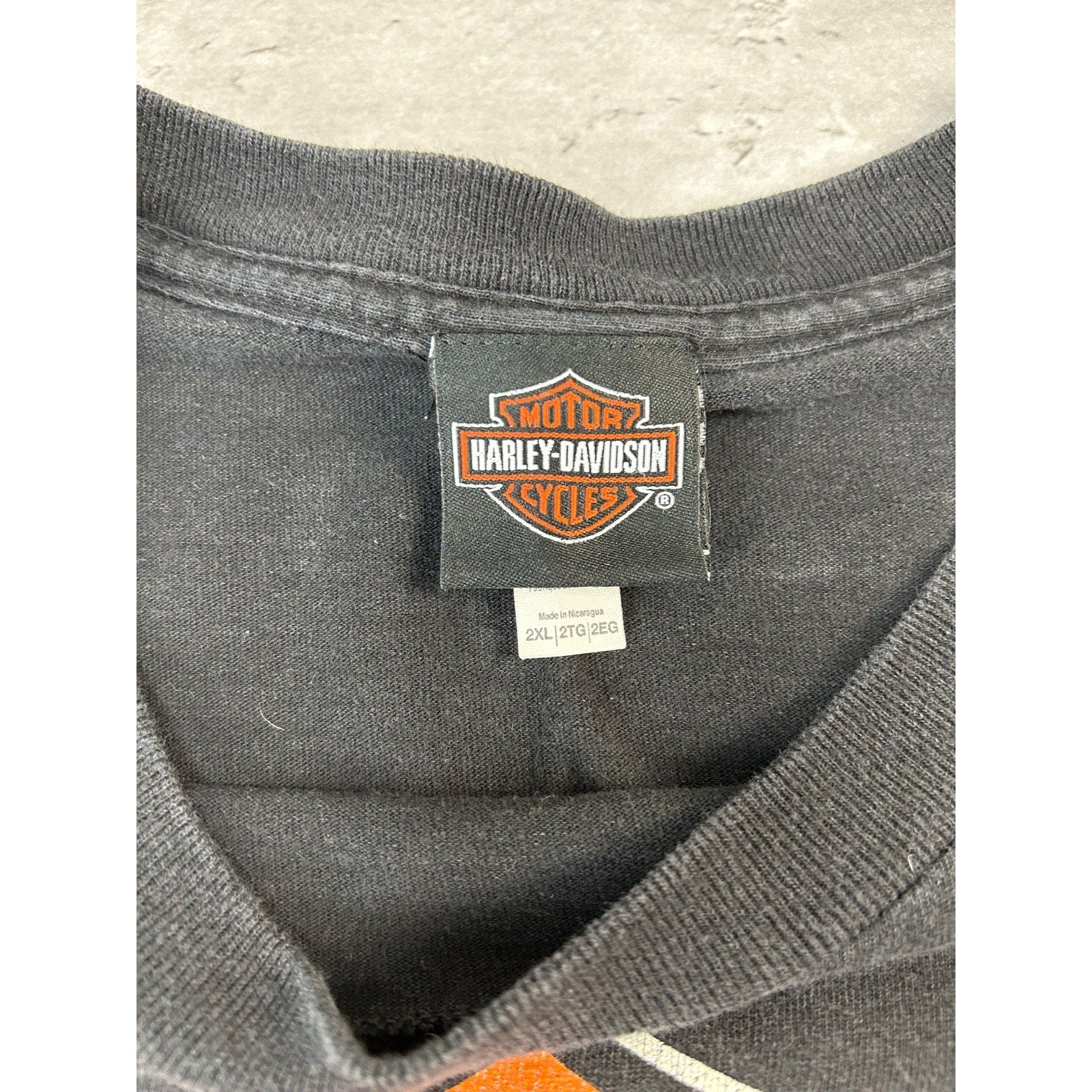 Harley Davidson Motorcycles Classic Logo Graphic T-Shirt Size 2XL