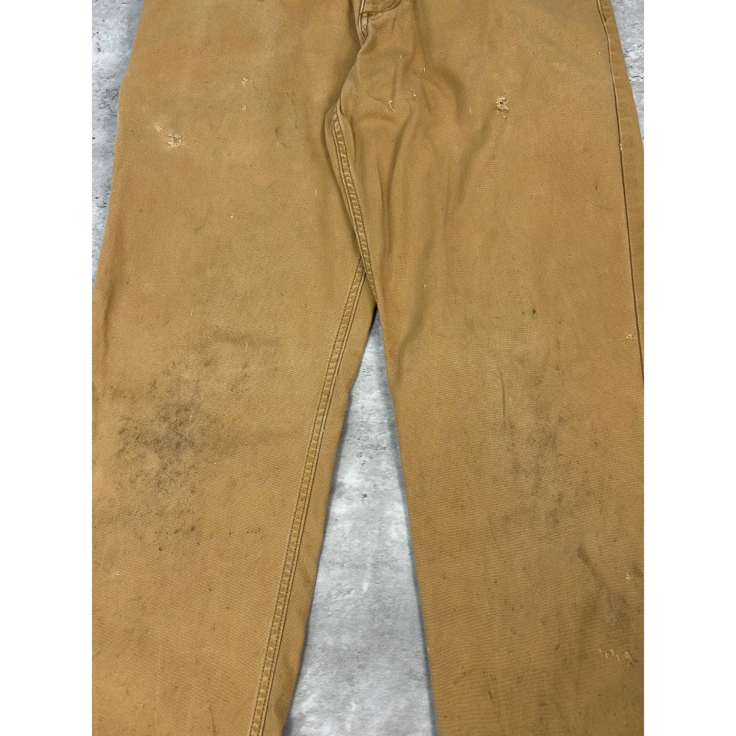 Carhartt Relaxed Fit Canvas Workwear Five Pocket Pants Size 30 Beige