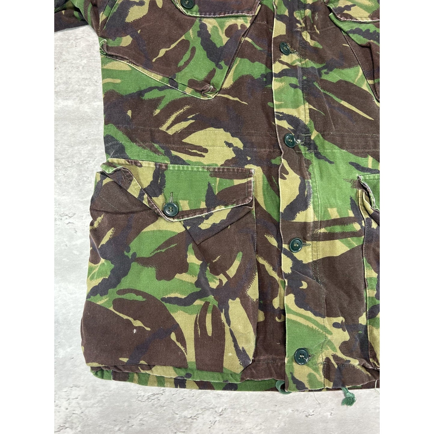 Vintage 80s/90s British Military DPM Lizard Camo Smock Jacket Size Large