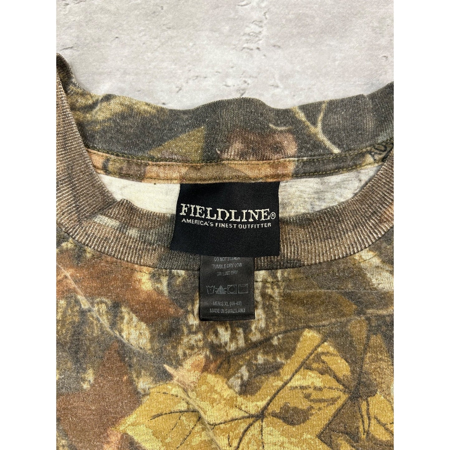 Vintage Advantage Timber Tree Camo Hunting Long Sleeve T-Shirt Size XL