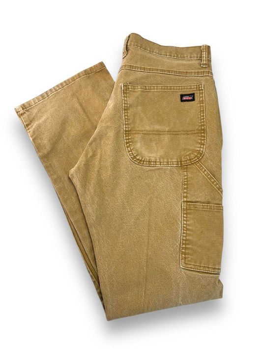 Vintage Dickies Canvas Workwear Carpenter Pants Size 35W Beige