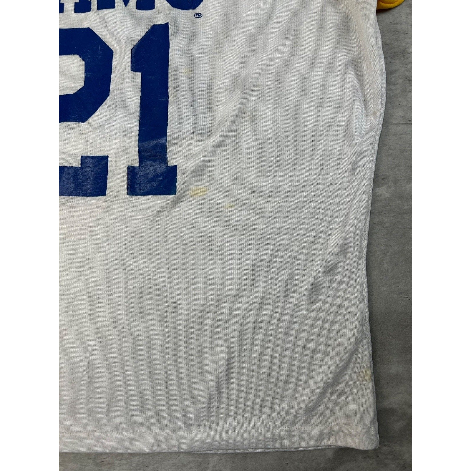 Vintage 70s/80s Los Angeles Rams #21 NFL Football Jersey Size XL