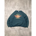 Vintage American Outpost Graphic Spellout Sweatshirt Size 2XL