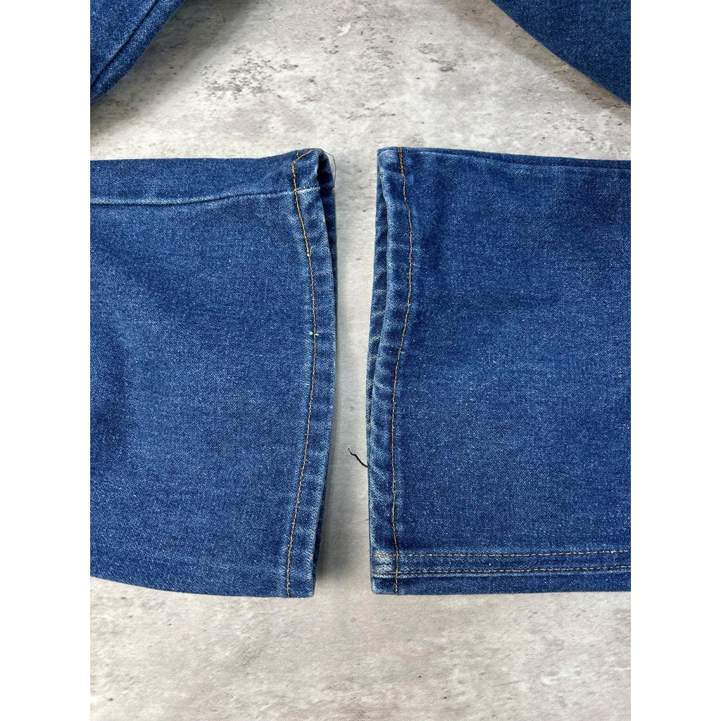 Vintage 80s Wrangler Western Dark Wash Denim Pants Size 30