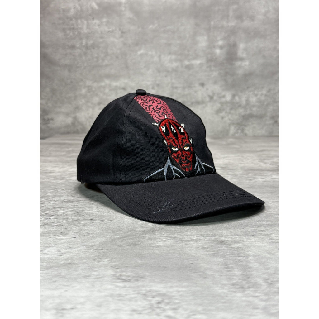Vintage Star Wars The Phantom Menace Darth Maul Movie Promo Strapback Hat OSFA