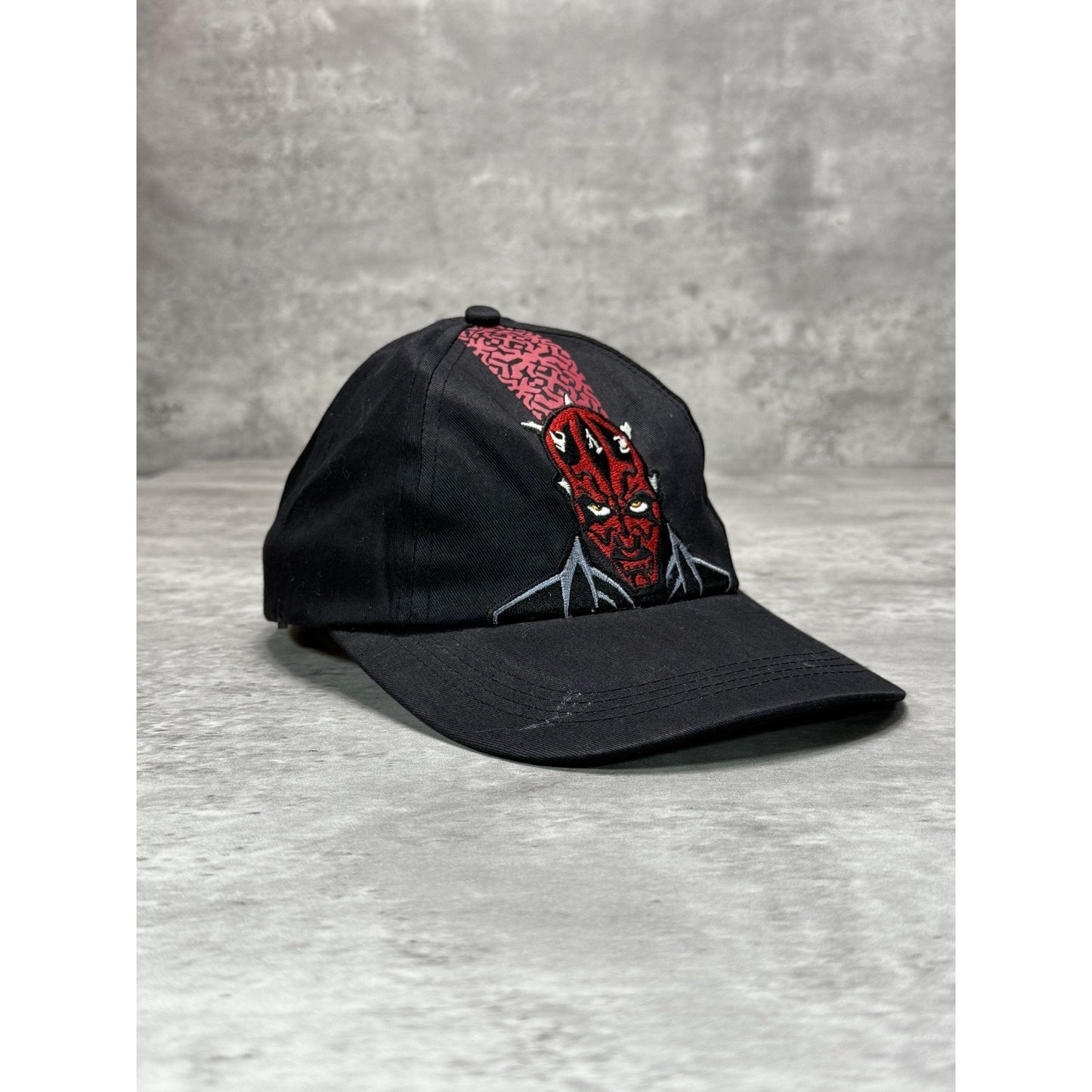 Vintage Star Wars The Phantom Menace Darth Maul Movie Promo Strapback Hat OSFA