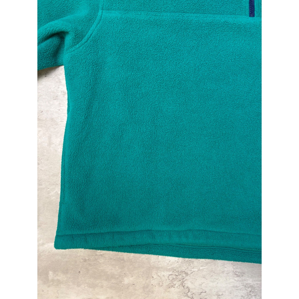 Vintage Eddie Bauer 1/4 Zip Fleece Pullover Sweatshirt Size Large
