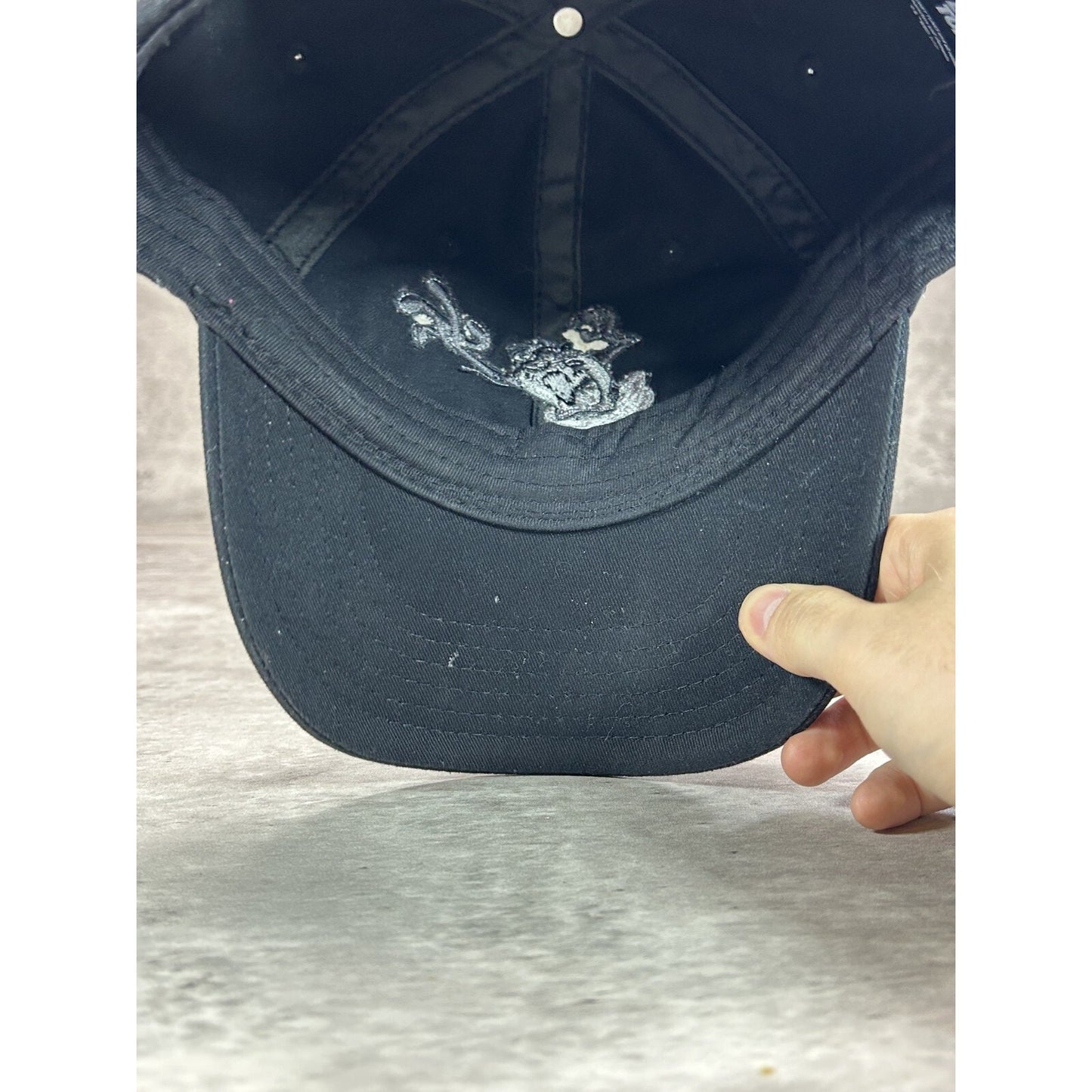 Vintage Looney Tunes Taz Embroidered Cartoon Character Snapback Hat OSFA