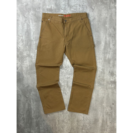 Vintage Dickies Flex Canvas Workwear Carpenter Pants Size 37 Beige