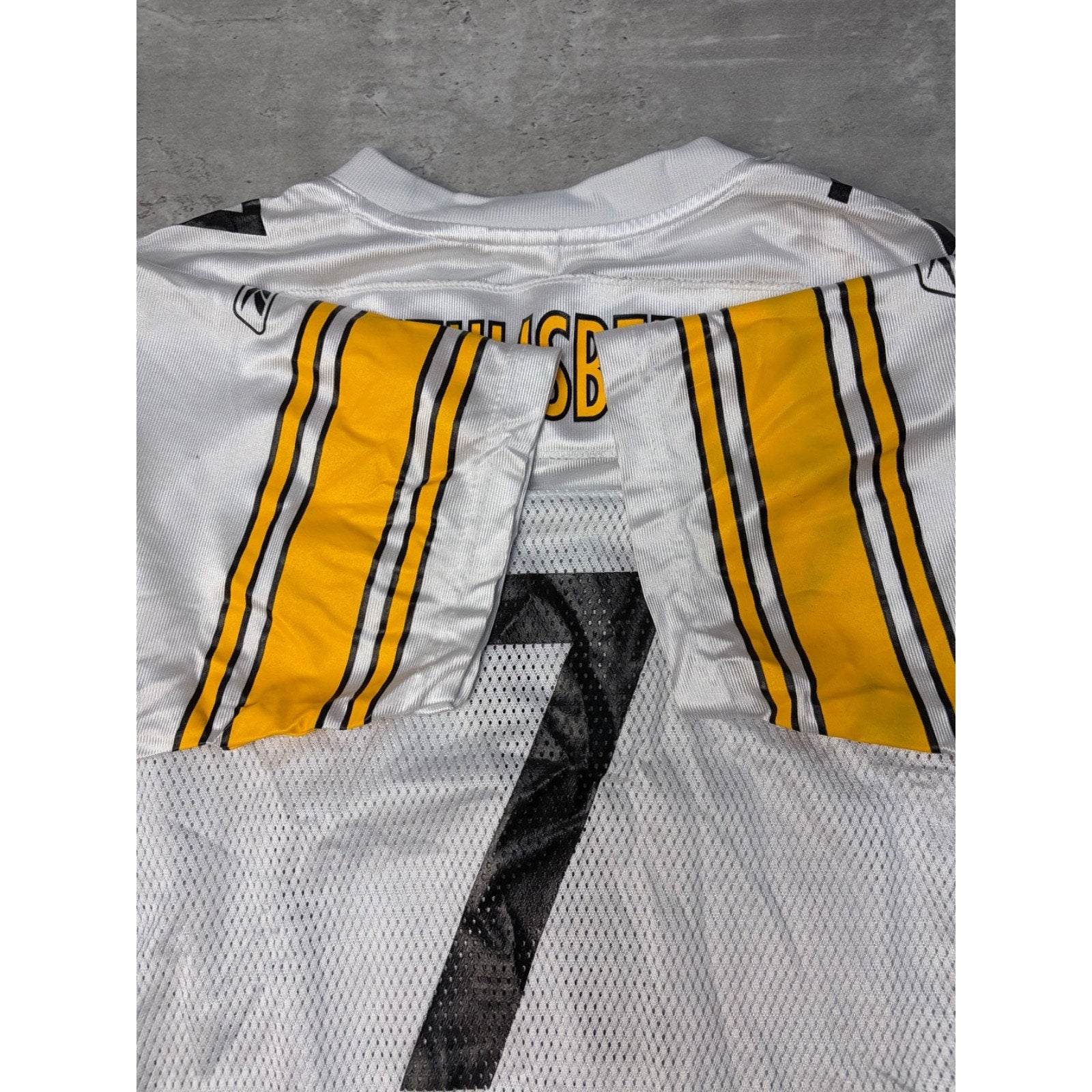 Vintage Ben Roethlisberger #7 Pittsburgh Steelers NFL Reebok Jersey Sz XL YOUTH