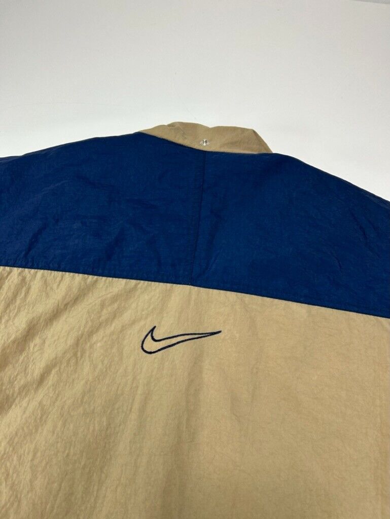 Vintage 90s Nike Air Embroidered Logo Insulated 1/2 Zip Jacket Size Large