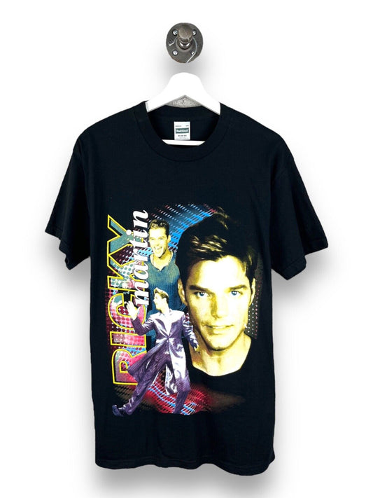 Vintage 90s Ricky Martin Livin La Vida Loca Latin Music T-Shirt Size Medium
