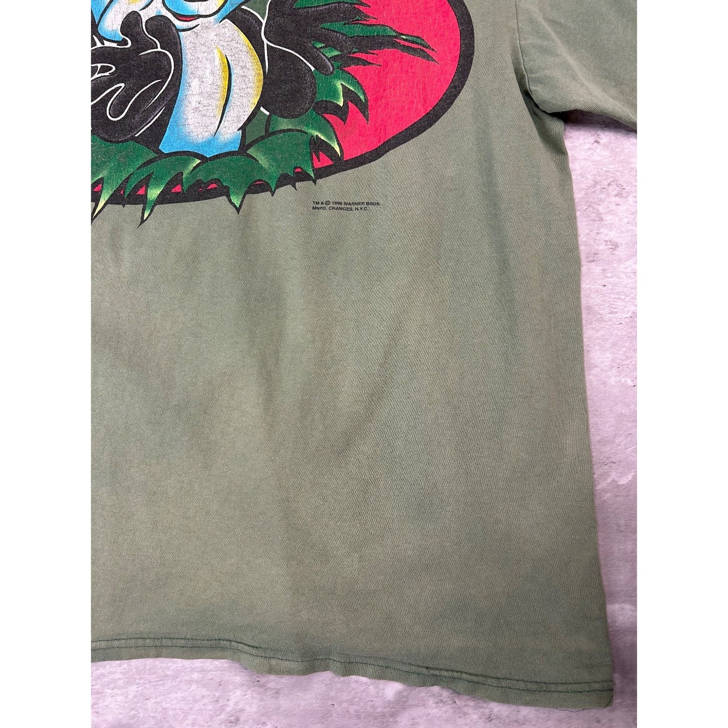 Vintage 1995 Looney Tunes Pepe Le Pew Cartoon Character Graphic T-Shirt Size XL