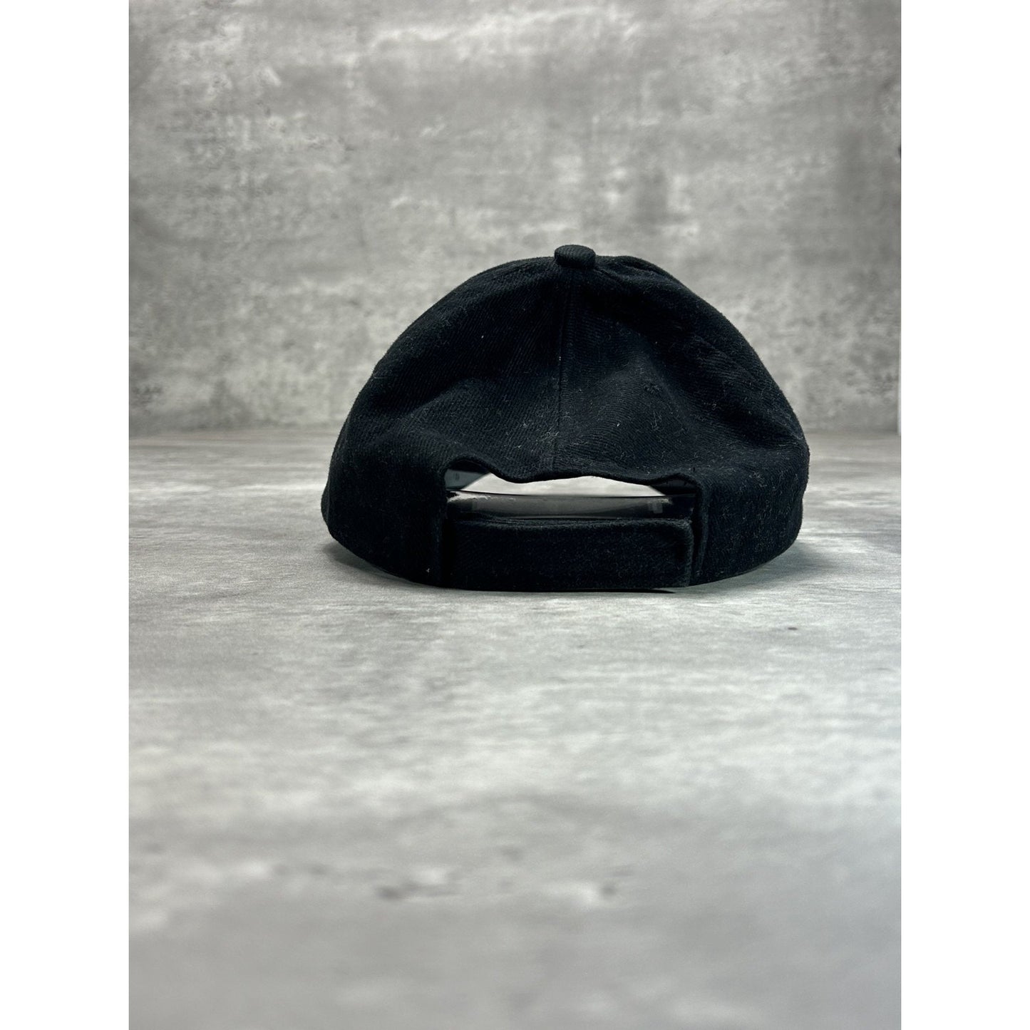 Vintage 90s Italia Embroidered Spellout Destination Strapback Hat OSFA Black