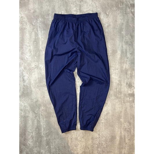 Vintage 90s Team USA Olympics Tonal Embroidered Logo Nylon Track Pants Sz Large