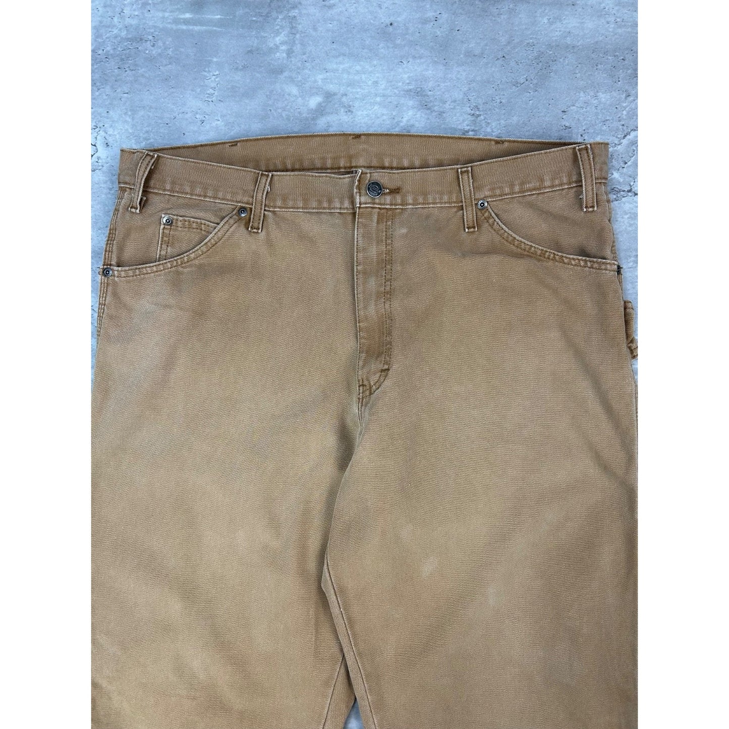 Dickies Canvas Workwear Five Pocket Pants Size 39 Beige