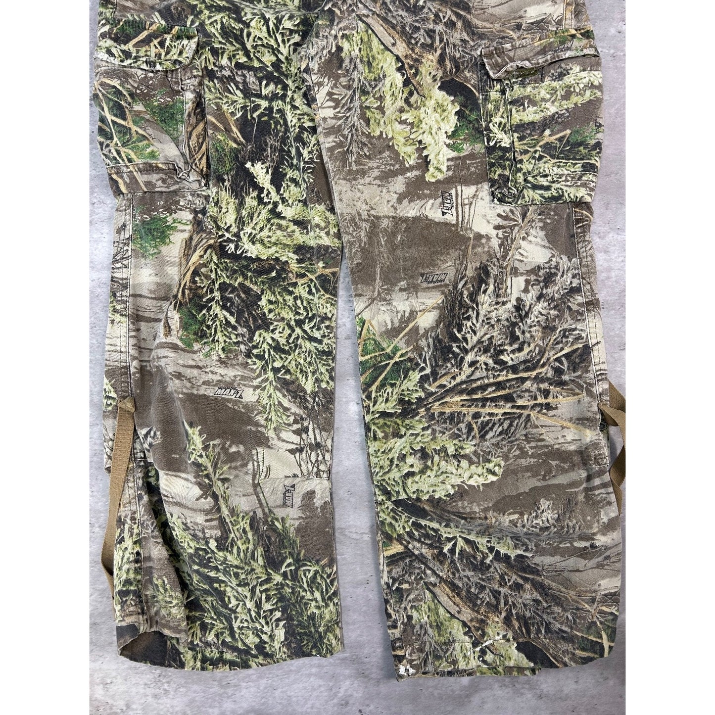 Vintage Women's Realtree Girl Max-1 Tree Camo Hunting Cargo Pants Size 35