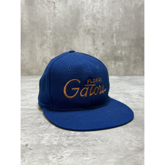 Vintage 90s Florida Gators NCAA Embroidered Script Spellout Snapback Hat OSFA