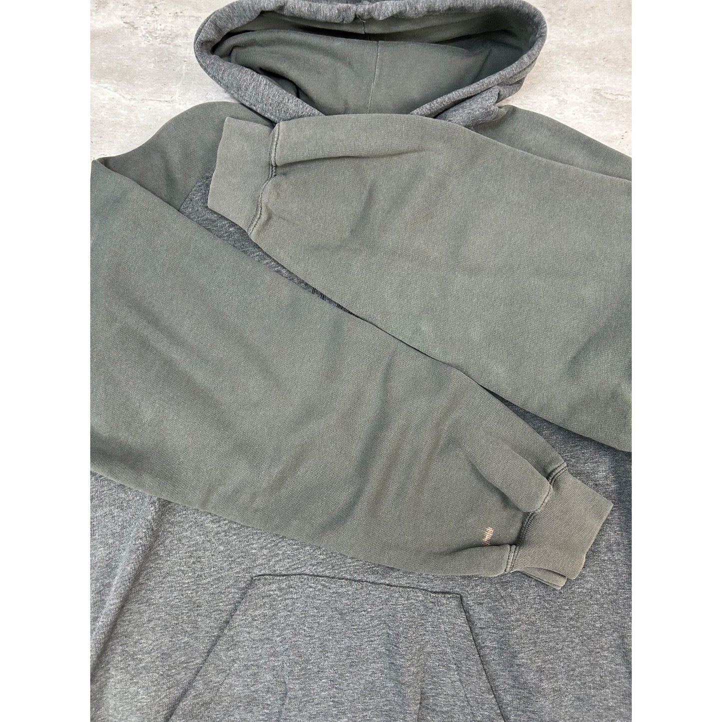 Vintage 2000s Nike Embroidered Swoosh Spellout Hooded Sweatshirt Size 2XL