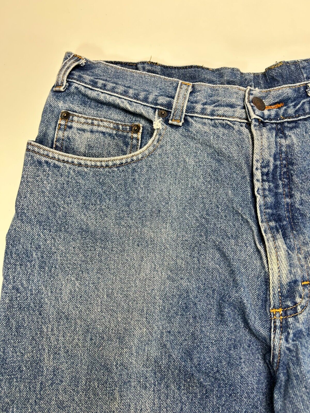 Vintage 90s Pendleton Medium Wash Denim Pants Size 34W Blue