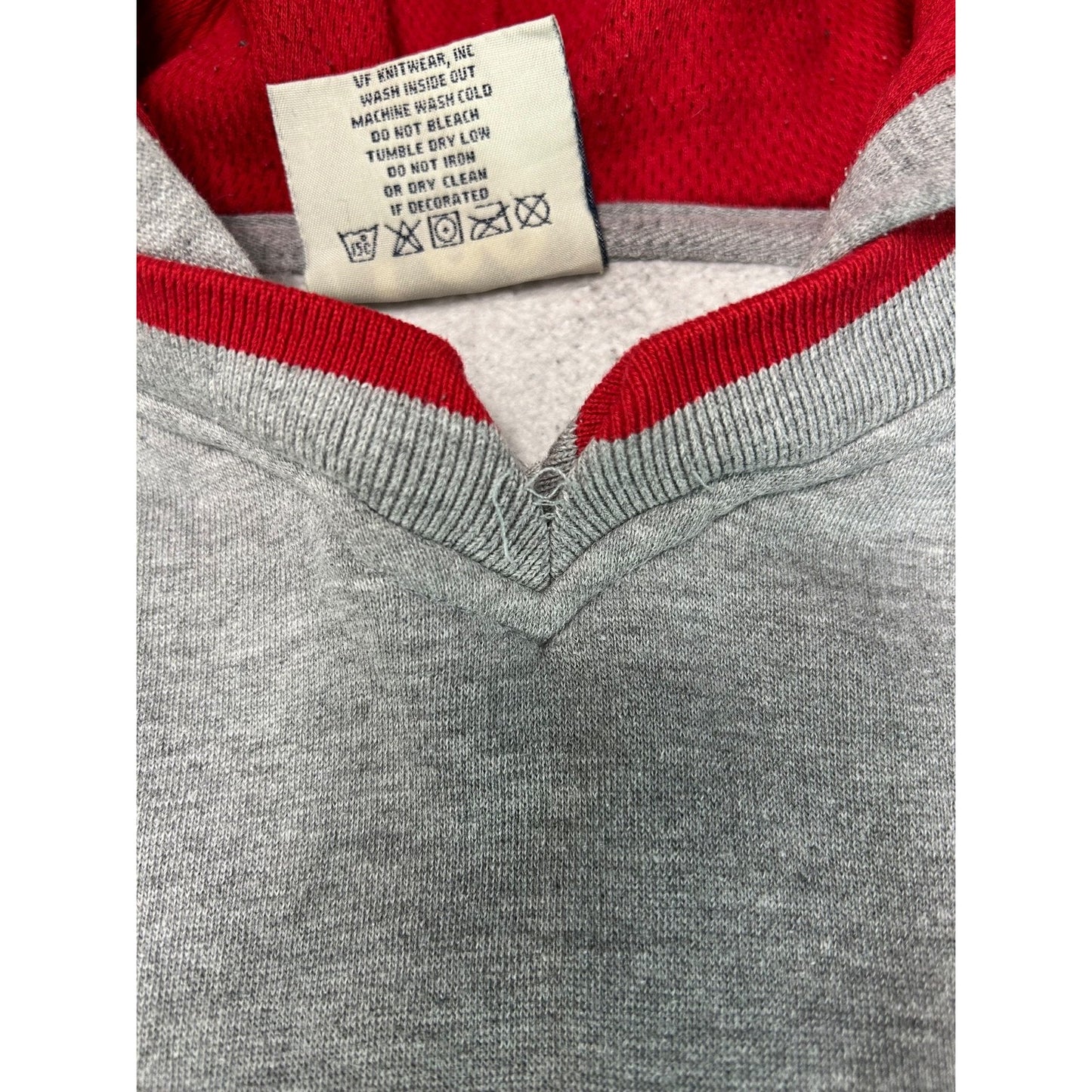 Vintage Detroit Red Wings NHL Embroidered Logo Hooded Sweatshirt Size XL